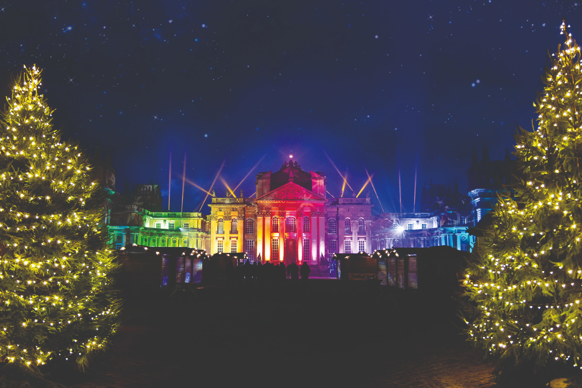 Light Fever - Blenheim Palace Courtyard Rainbow